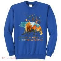And Into The Forest I Go To Lose My Mind Camping Sweatshirt thumb 0