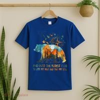 And Into The Forest I Go To Lose My Mind Camping T-Shirt thumb 2