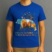 And Into The Forest I Go To Lose My Mind Camping T-Shirt thumb 3