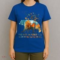 And Into The Forest I Go To Lose My Mind Camping T-Shirt thumb 4
