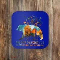 And Into The Forest I Go To Lose My Mind Camping Coaster thumb 0