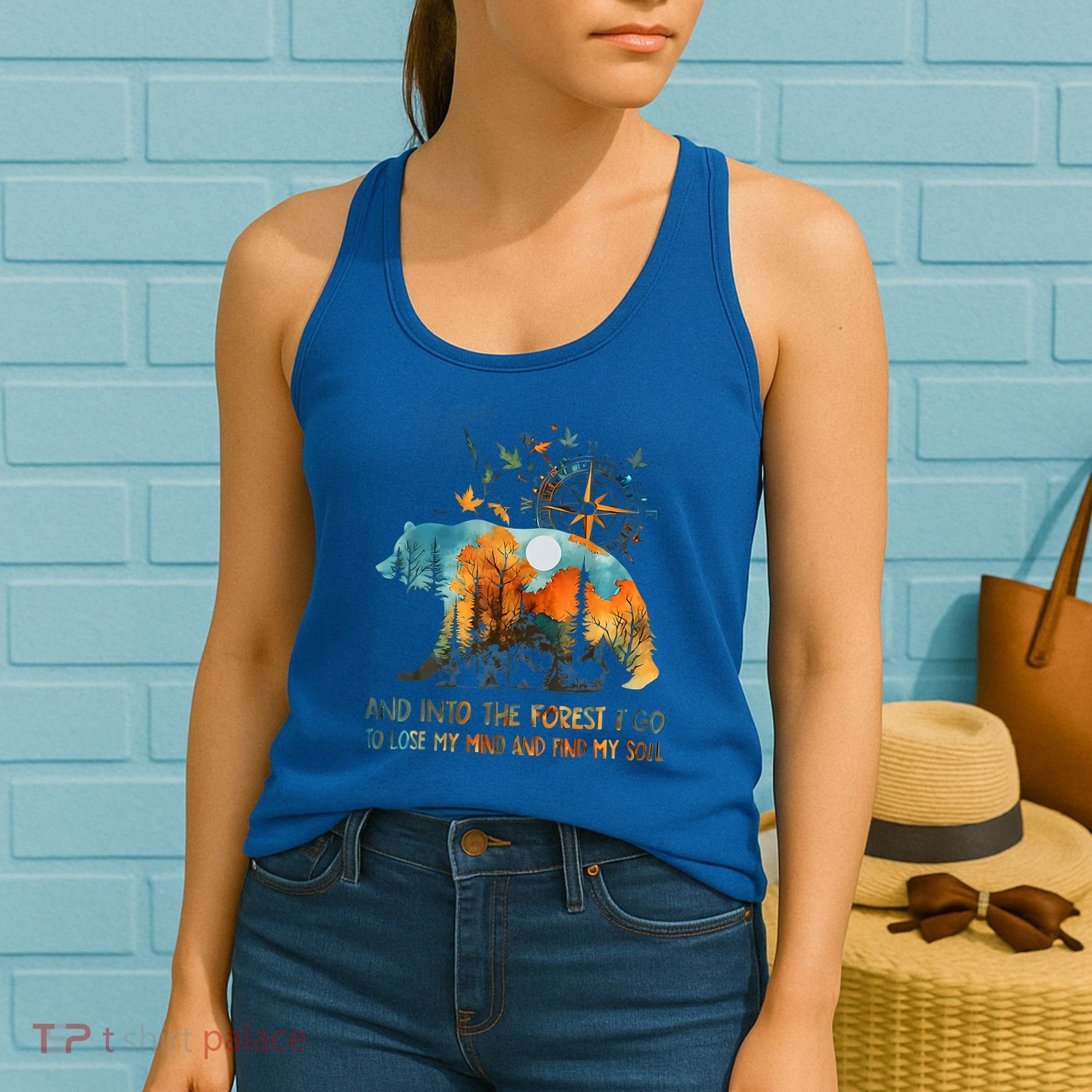 And Into The Forest I Go To Lose My Mind Camping Women's Tank Top