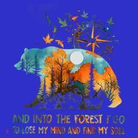 And Into The Forest I Go To Lose My Mind Camping Baby Bodysuit thumb 2