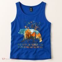 And Into The Forest I Go To Lose My Mind Camping Tank Top thumb 2