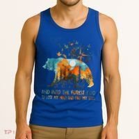 And Into The Forest I Go To Lose My Mind Camping Tank Top thumb 3