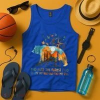 And Into The Forest I Go To Lose My Mind Camping Tank Top thumb 4