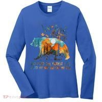 And Into The Forest I Go To Lose My Mind Camping Women's Long Sleeve Shirt thumb 0
