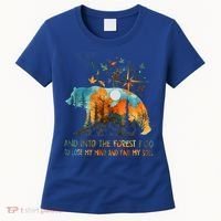 And Into The Forest I Go To Lose My Mind Camping Women's T-Shirt thumb 0