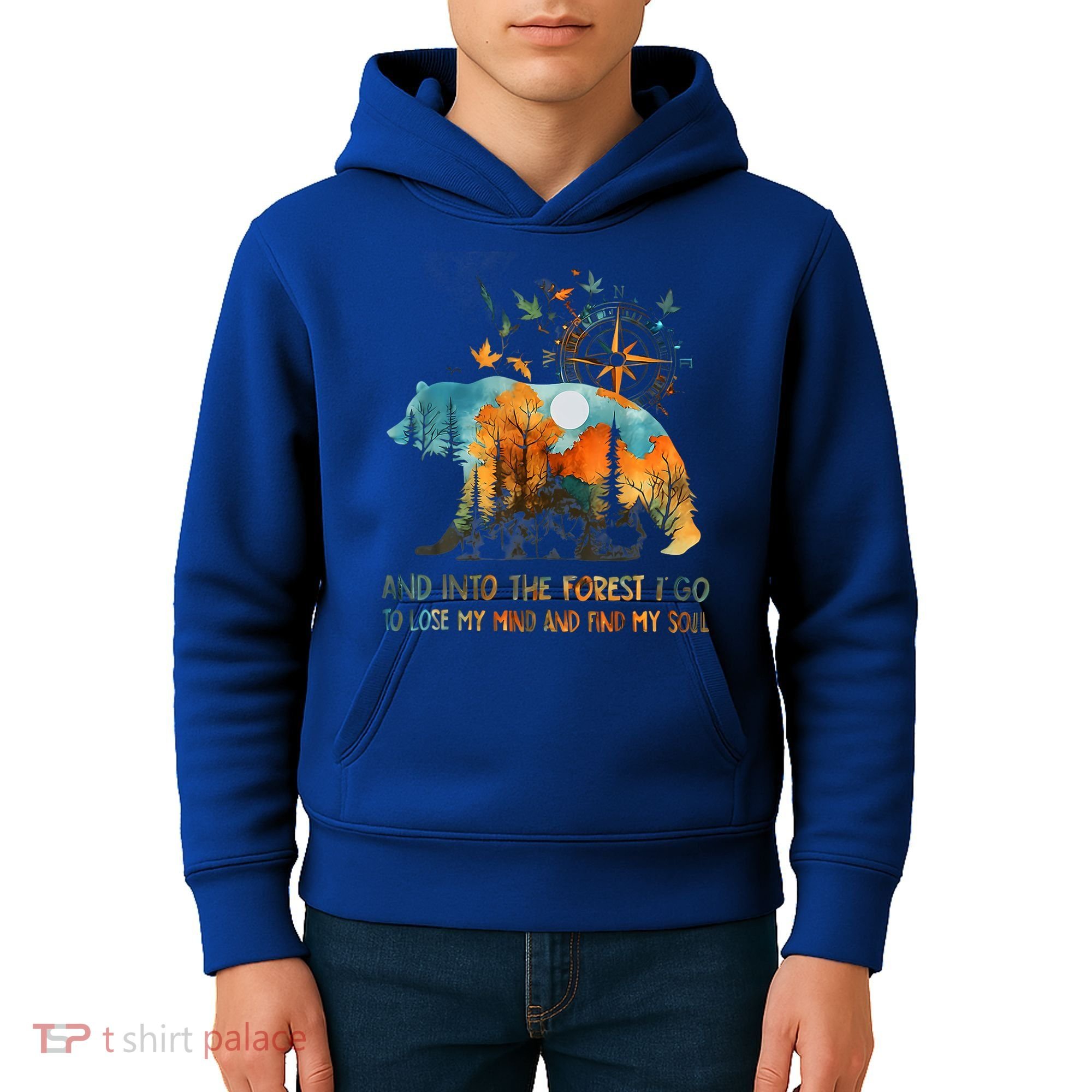 And Into The Forest I Go To Lose My Mind Camping Kids Hoodie