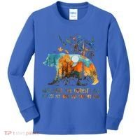 And Into The Forest I Go To Lose My Mind Camping Kids Long Sleeve Shirt thumb 0