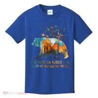 And Into The Forest I Go To Lose My Mind Camping Kids T-Shirt thumb 0