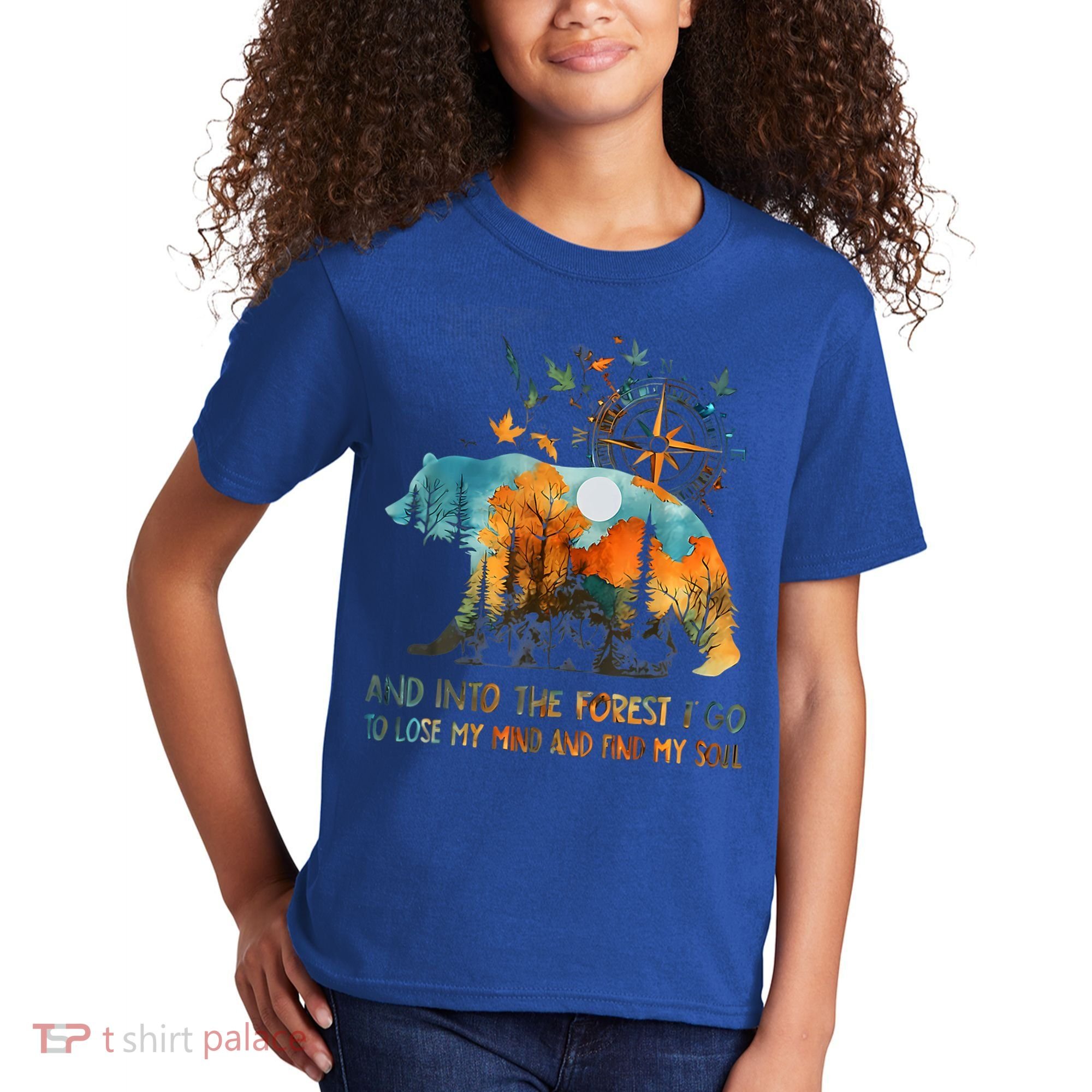 And Into The Forest I Go To Lose My Mind Camping Kids T-Shirt