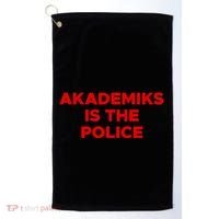 Akademiks Is The P.O.L.I.C.E Golf Towel thumb 0