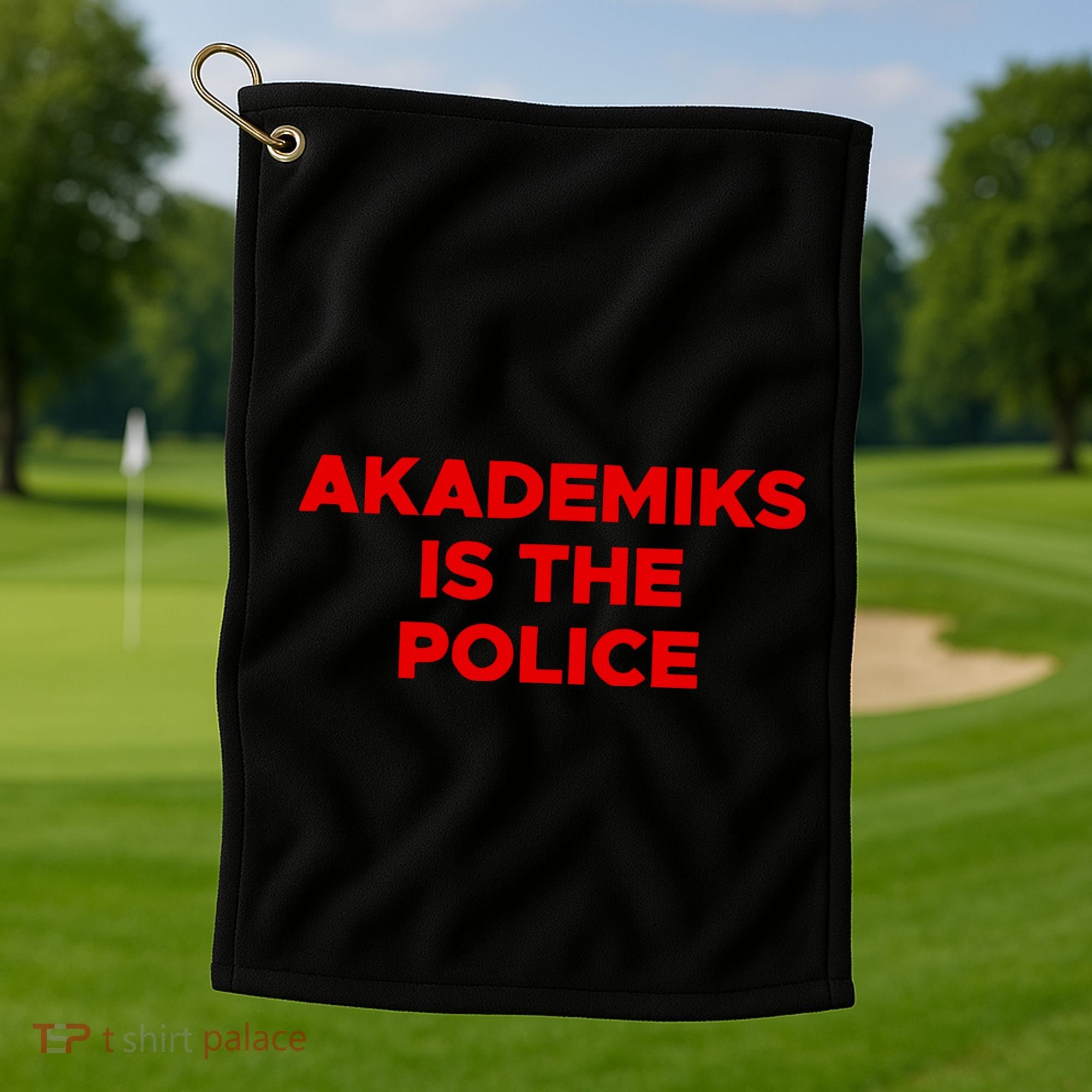 Akademiks Is The P.O.L.I.C.E Golf Towel