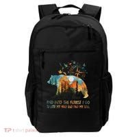 And Into The Forest I Go To Lose My Mind Camping Bear Backpack thumb 0