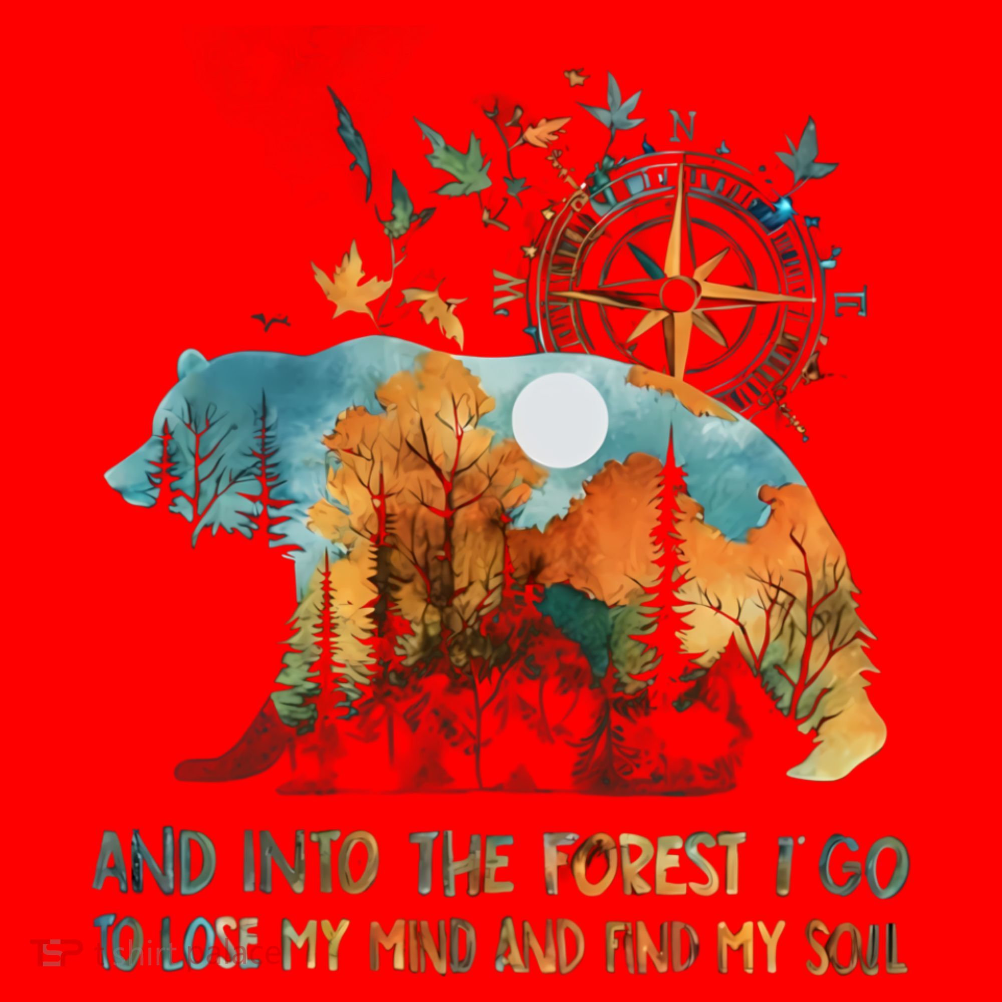 And Into The Forest I Go To Lose My Mind Camping Bear Santa Hat
