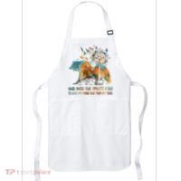 And Into The Forest I Go To Lose My Mind Camping Bear Apron thumb 0