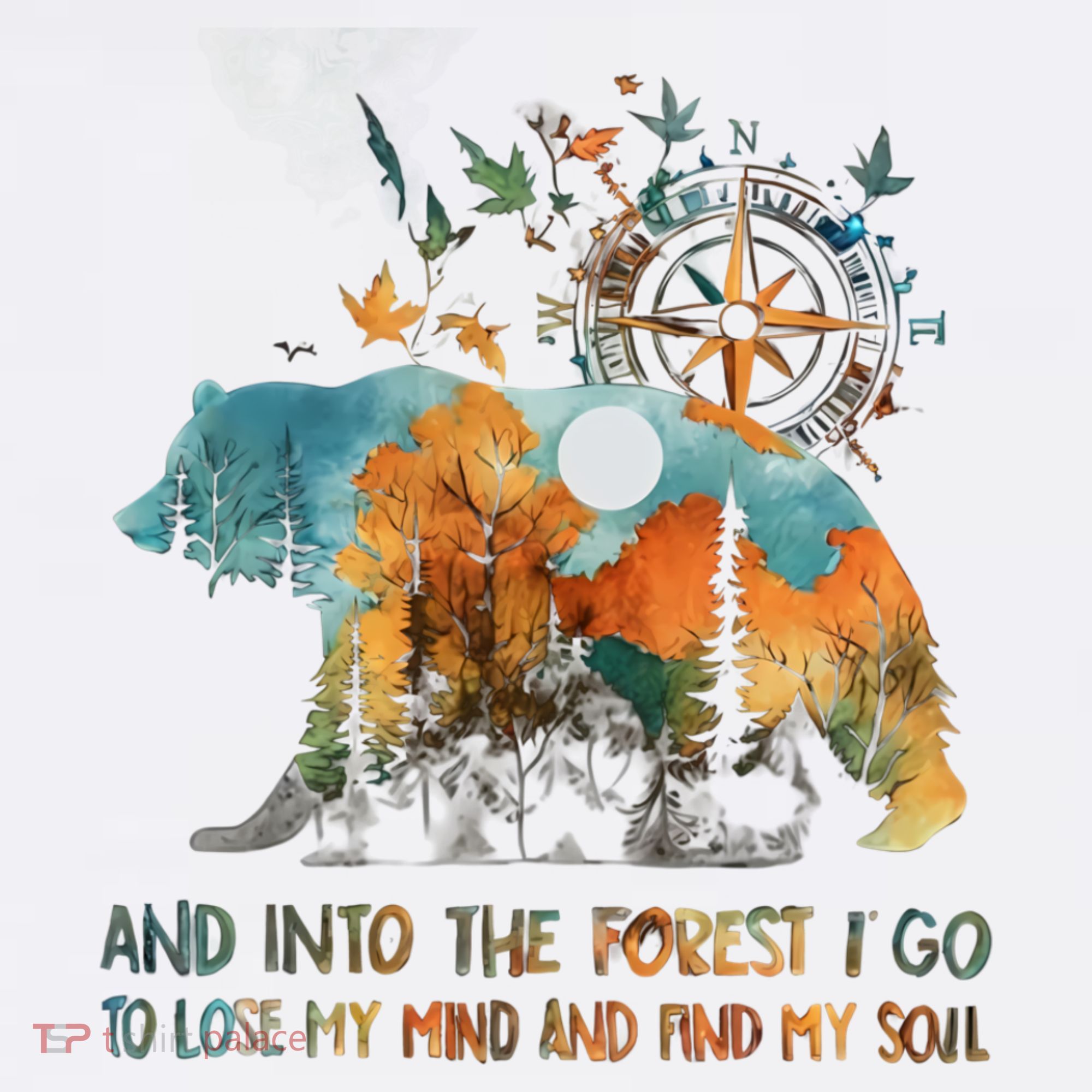 And Into The Forest I Go To Lose My Mind Camping Bear Women's Hoodie