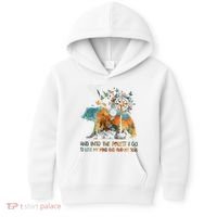And Into The Forest I Go To Lose My Mind Camping Bear Kids Hoodie thumb 0