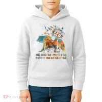 And Into The Forest I Go To Lose My Mind Camping Bear Kids Hoodie thumb 4