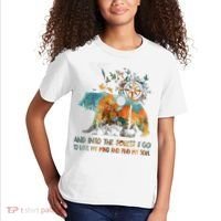 And Into The Forest I Go To Lose My Mind Camping Bear Kids T-Shirt thumb 2