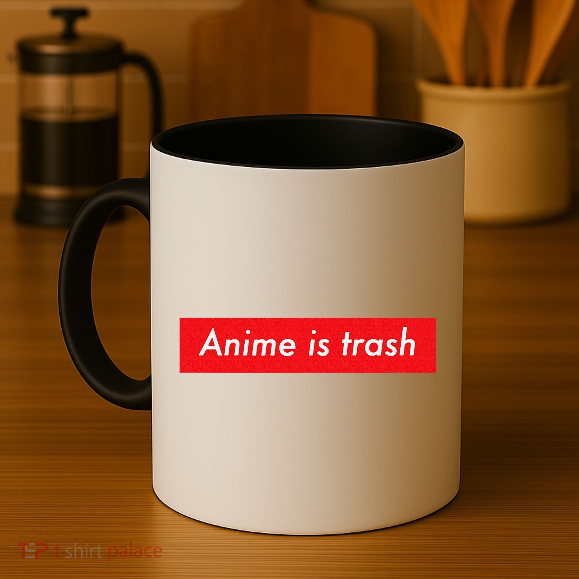 Anime Is Trash Graphic Sarcastic Meme For Gamers Coffee Mug