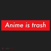 Anime Is Trash Graphic Sarcastic Meme For Gamers Beanie thumb 2