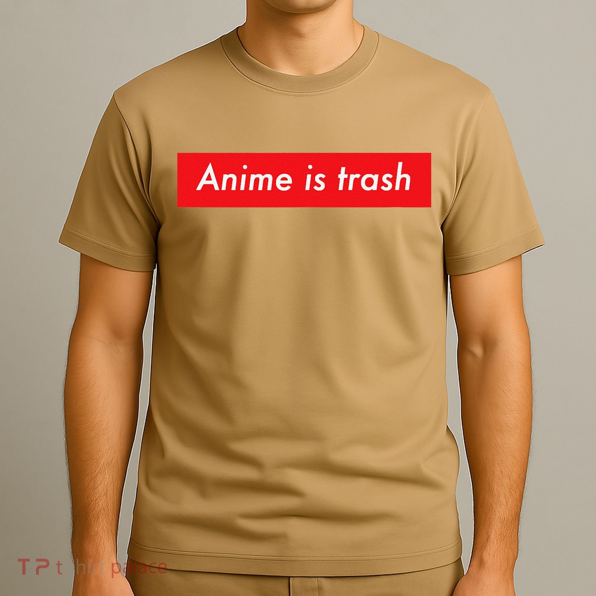 Anime Is Trash Graphic Sarcastic Meme For Gamers T-Shirt