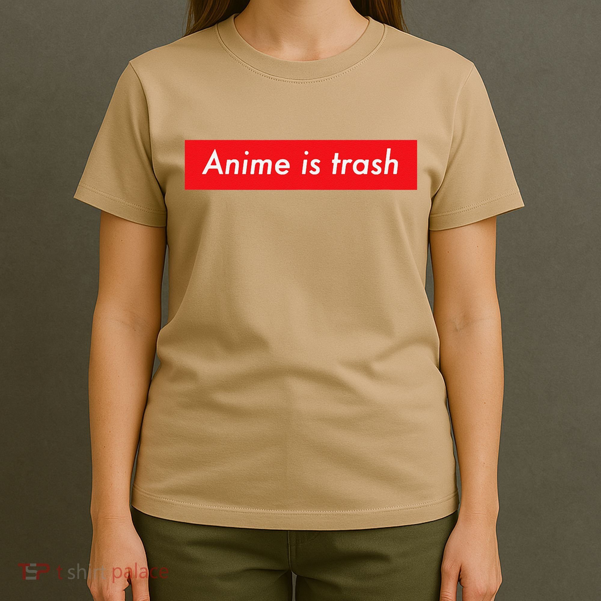 Anime Is Trash Graphic Sarcastic Meme For Gamers T-Shirt