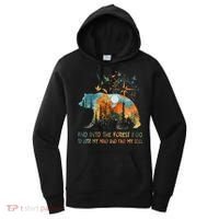 And Into The Forest I Go To Lose My Mind Camping Bear Women's Hoodie thumb 0