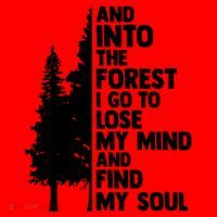 And Into The Forest I Go To Lose My Mind And Find My Soul Santa Hat thumb 1