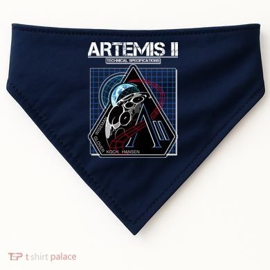 Artemis II Technical Specifications USA-Made Doggie Bandana