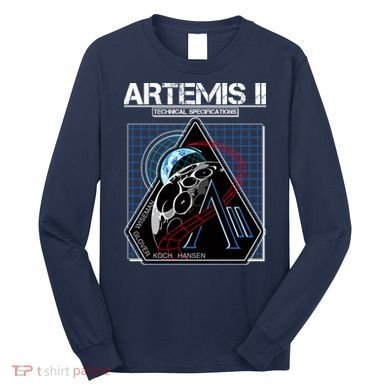 Artemis II Technical Specifications Long Sleeve Shirt