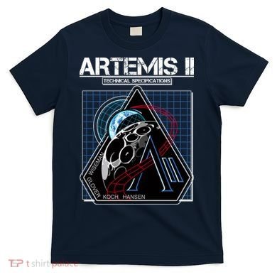 Artemis II Technical Specifications T-Shirt