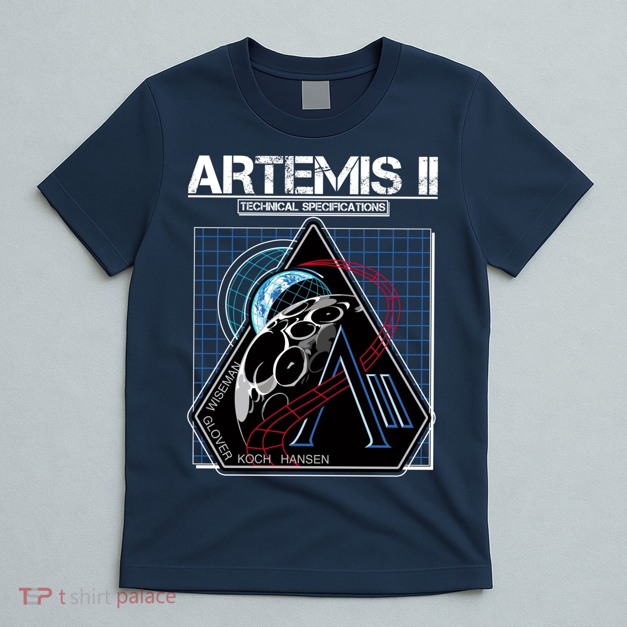 Artemis II Technical Specifications T-Shirt