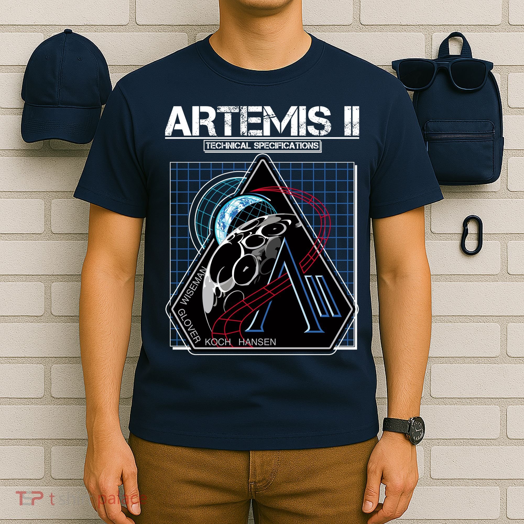 Artemis II Technical Specifications T-Shirt