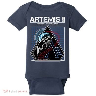 Artemis II Technical Specifications Baby Bodysuit