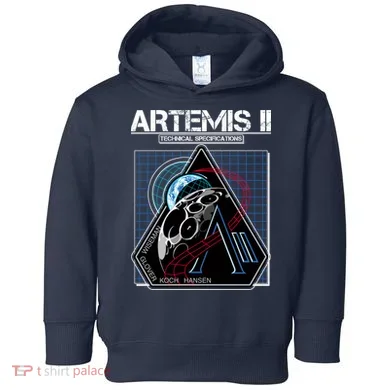 Artemis II Technical Specifications Toddler Hoodie