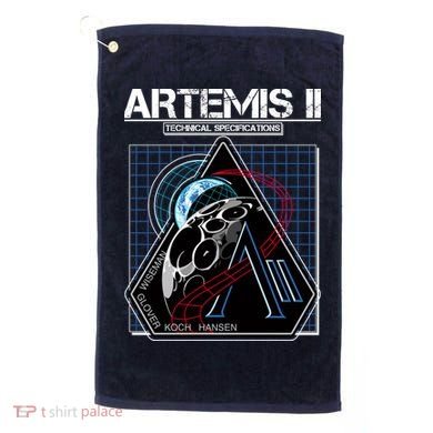 Artemis II Technical Specifications Golf Towel