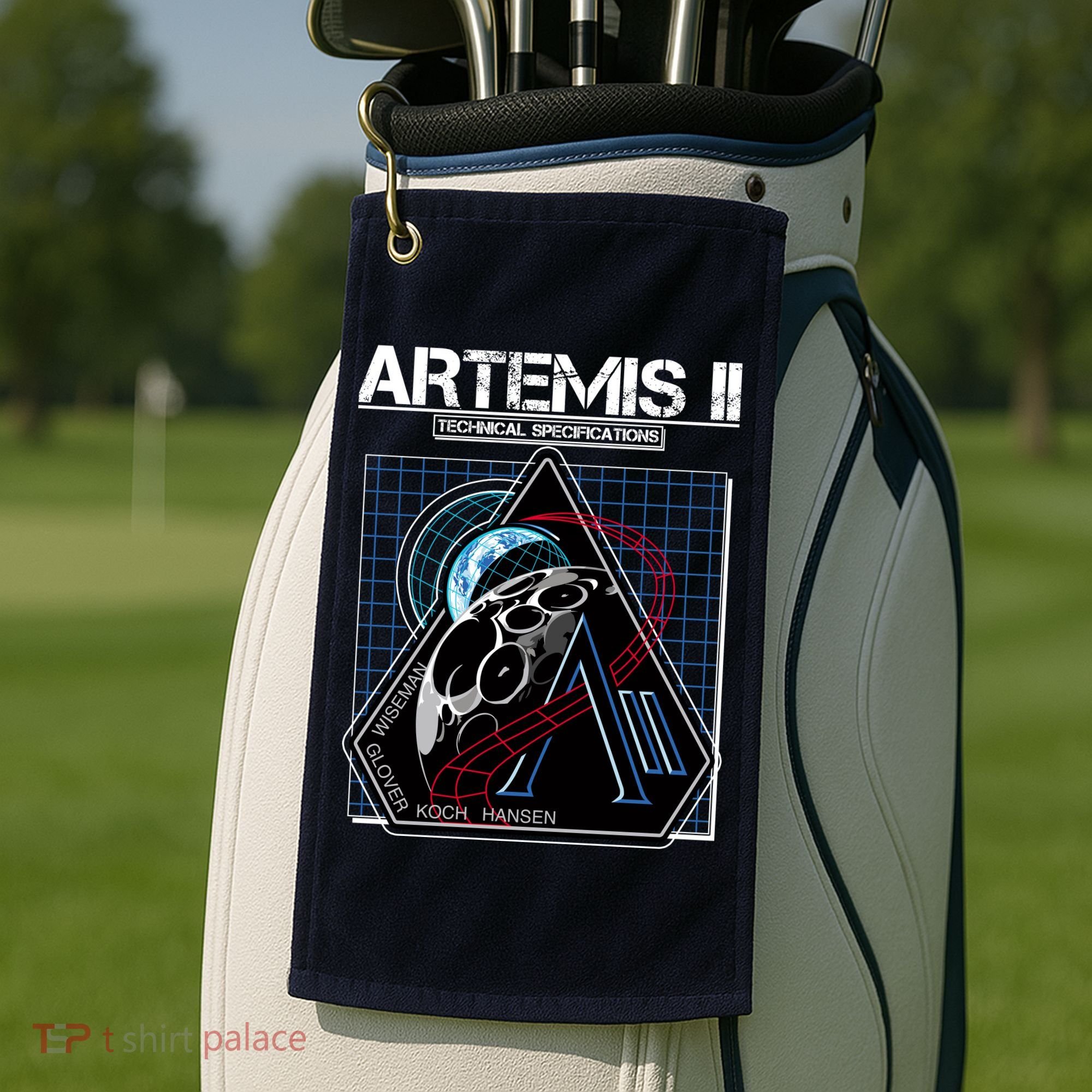 Artemis II Technical Specifications Golf Towel