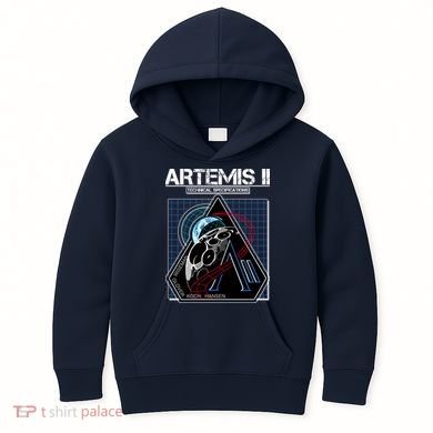 Artemis II Technical Specifications Kids Hoodie