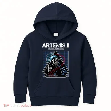 Artemis II Technical Specifications Kids Hoodie