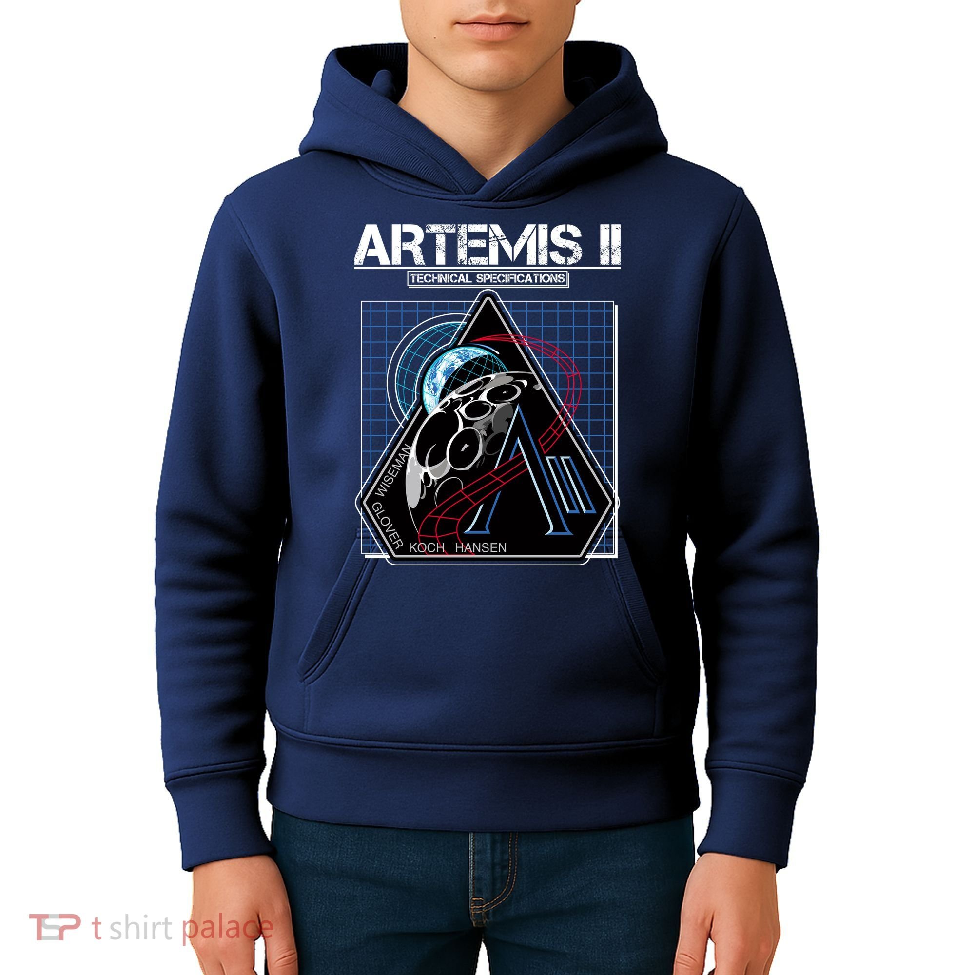 Artemis II Technical Specifications Kids Hoodie
