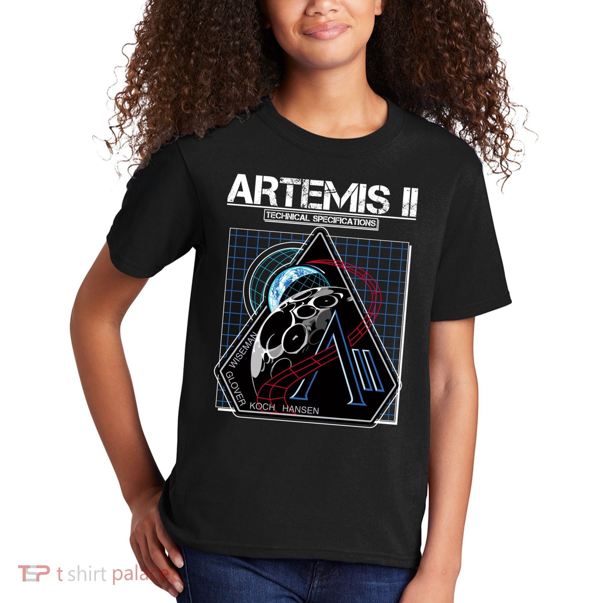 Artemis II Technical Specifications Kids T-Shirt