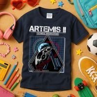 Artemis II Technical Specifications Kids T-Shirt thumb 3