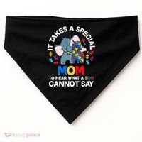 Autism It Takes A Special Mom Autistic Son Proud Autism Mom USA-Made Doggie Bandana thumb 0