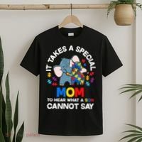 Autism It Takes A Special Mom Autistic Son Proud Autism Mom T-Shirt thumb 2