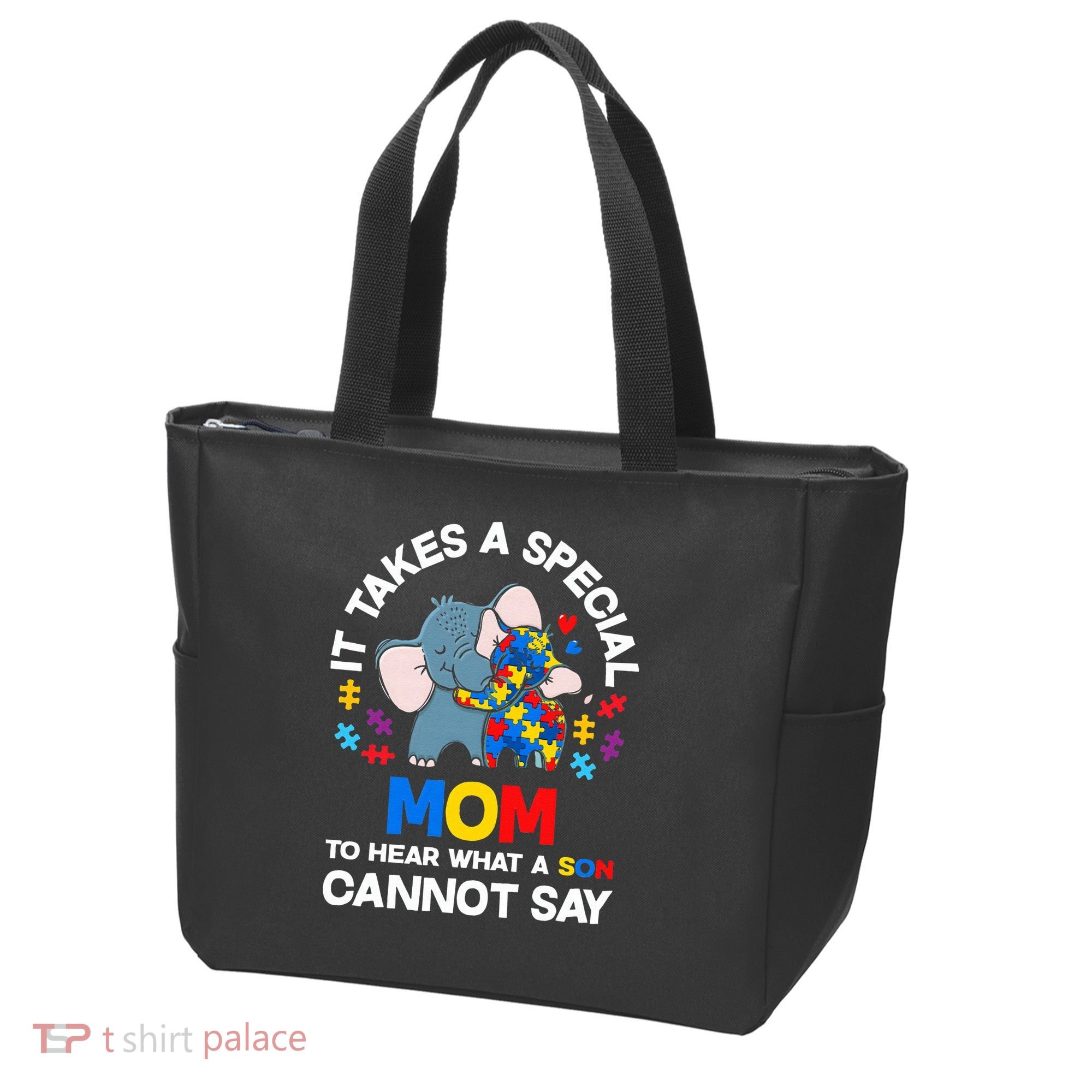 Autism It Takes A Special Mom Autistic Son Proud Autism Mom Tote Bag