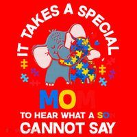 Autism It Takes A Special Mom Autistic Son Proud Autism Mom Santa Hat thumb 1
