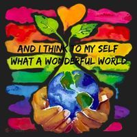 And I Think To My S What A Wonderful World Gift Beanie thumb 2